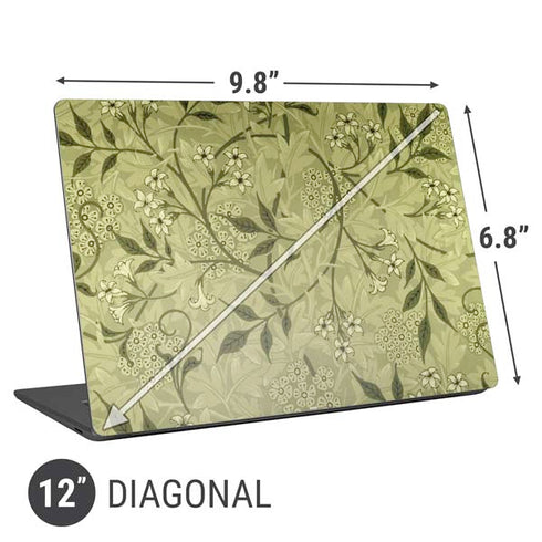William Morris Jasmine Universal Laptop 12in (9.8 x 6.8in) Skin